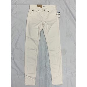 Polo Ralph Lauren 211769023001 Women's Chic Cream Tompkins Skinny Fit Jeans